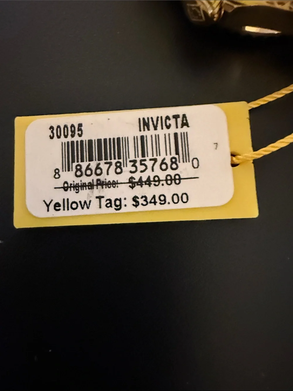 Invicta Men’s Gold and Green Diver-Style Watch Automatic
